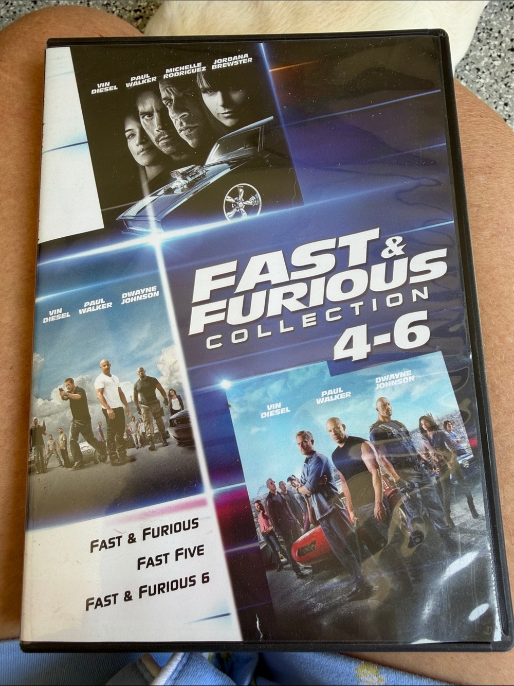 Fast & Furious Collection 4-6 (Blue) DVD Set